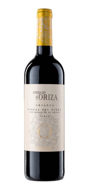botella vino tinto condado de oriza crianza