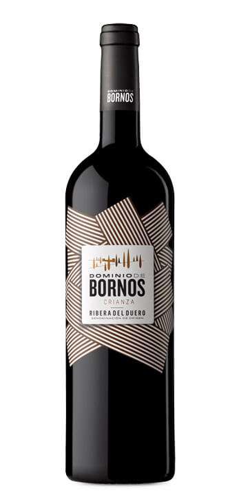 botella vino tinto dominio de bornos crianza