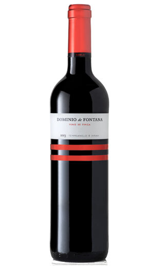 botella vino tinto dominio de fontana roble 75cl