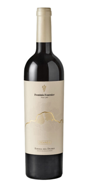 botella vino tinto domino fournier crianza