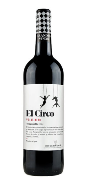 botella vino tinto el circo tempranillo joven volatinero