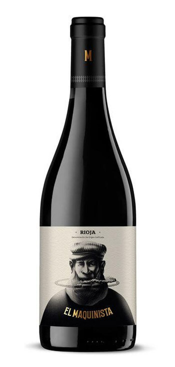 botella vino tinto el maquinista crianza