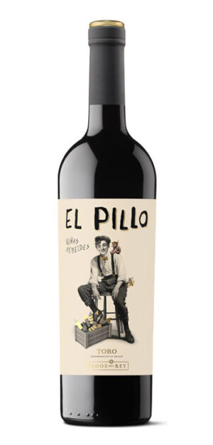 botella vino tinto el pillo viñas rebeldes