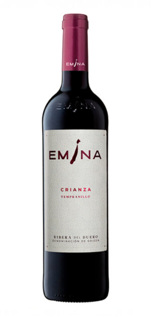 botella vino tinto emina crianza
