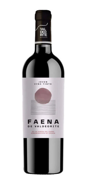 botella vino tinto faena joven