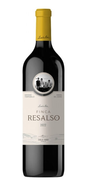 botella vino tinto finca resalso de emilio moro