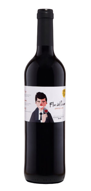 botella vino tinto flor del páramo prieto picudo
