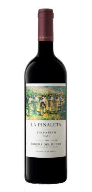 botella vino tinto la pinaleta