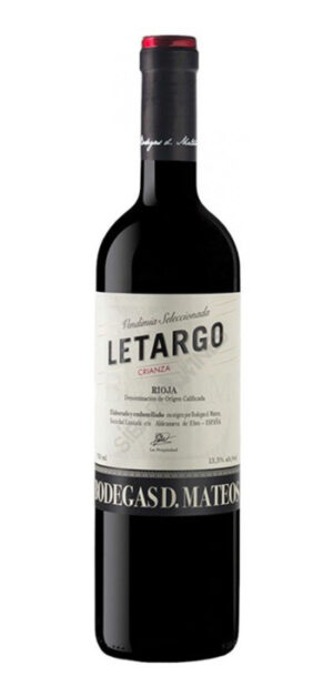 botella vino tinto letargo crianza