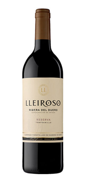 botella vino tinto lleiroso reserva