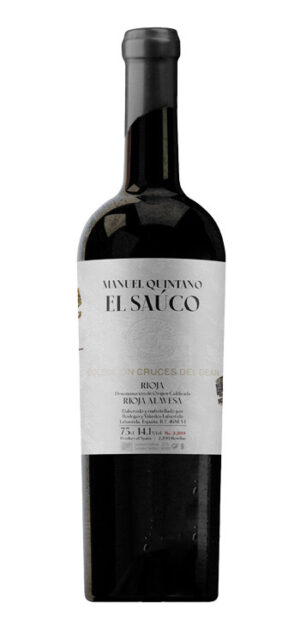 botella vino tinto manuel quintano el saúco