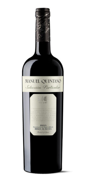 botella vino tinto manuel quintano selección particular