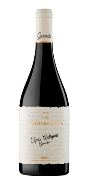 botella vino tinto martínez corta cepas antiguas garnacha