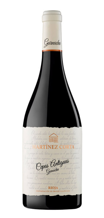 botella vino tinto martínez corta cepas antiguas garnacha
