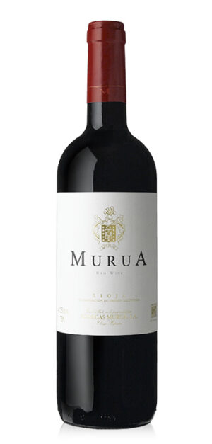 botella vino tinto murua reserva