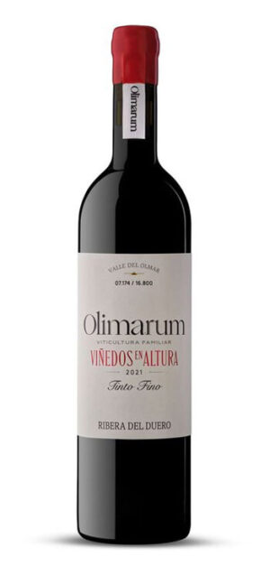 botella vino tinto olimarum viñedos de altura