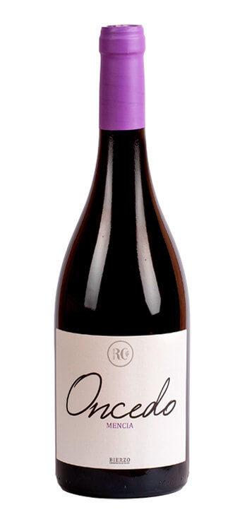 botella vino tinto oncedo mencía