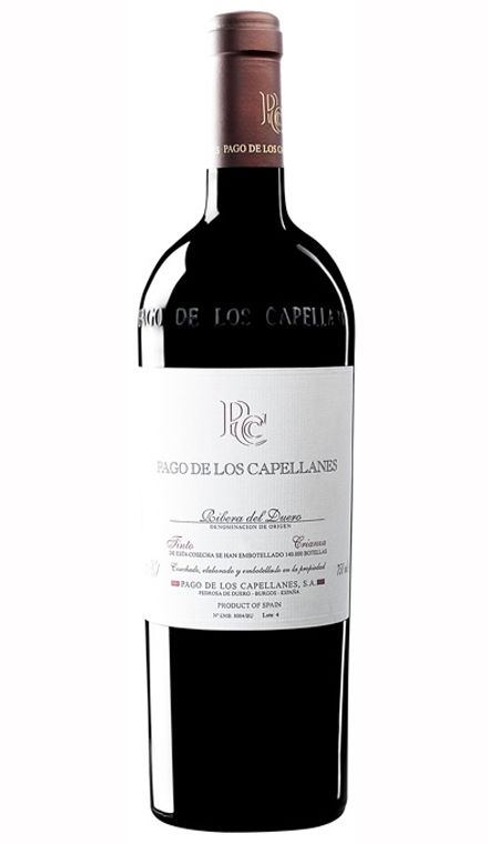 botella vino tinto pago de los capellanes crianza
