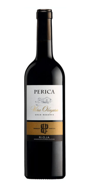 botella vino tinto perica viña olagosa gran reserva