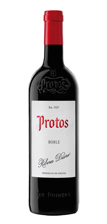 botella vino tinto protos roble magnum 1,5l