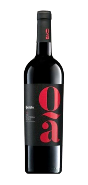 botella vino tinto quadis crianza