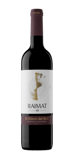 botella vino tinto raimat el silenci del molí cabernet sauvignon