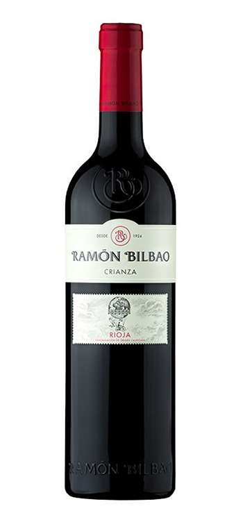 botella vino tinto ramón bilbao crianza 3l.