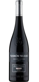 botella vino tinto ramón bilbao edición limitada