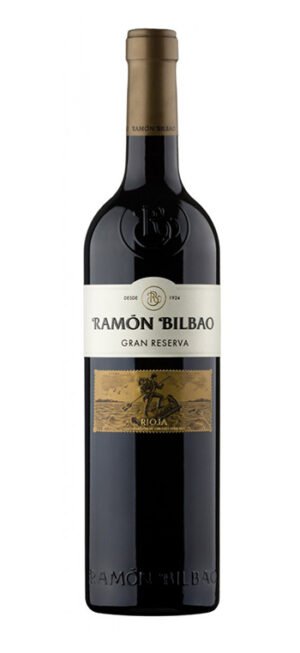 botella vino tinto ramón bilbao gran reserva