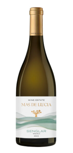 botella vino tinto senglar más de llucia