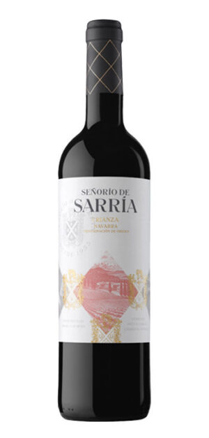botella vino tinto señorío de sarría crianza