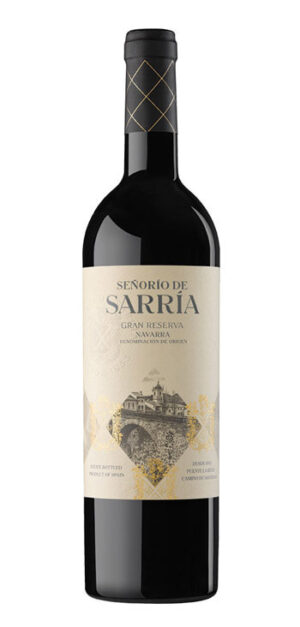 botella vino tinto señorío de sarría gran reserva