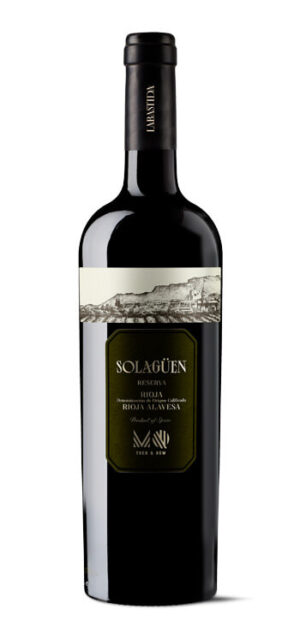 botella vino tinto solagüen reserva
