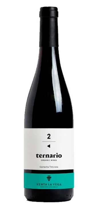 botella vino tinto ternario 2 vegano - orgánico