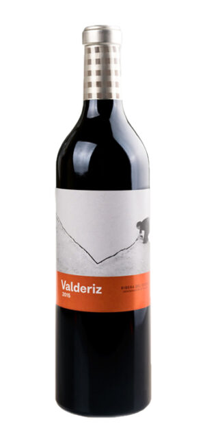 botella vino tinto valderiz