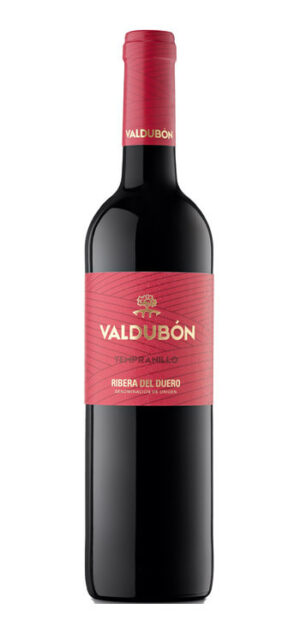 botella vino tinto valdubon tempranillo