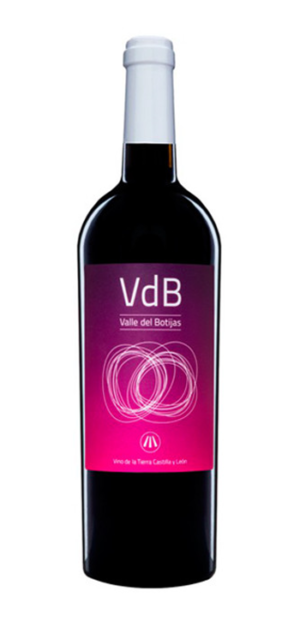 botella vino tinto valle del botijas