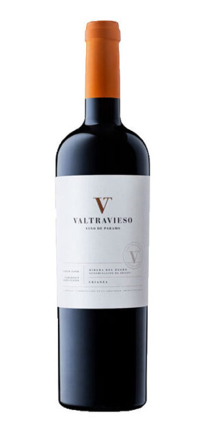 botella vino tinto valtravieso crianza