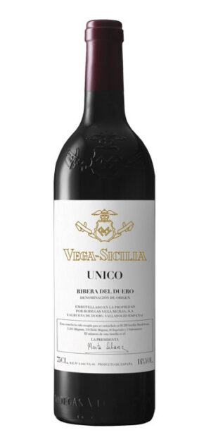 botella vino tinto vega sicilia unico