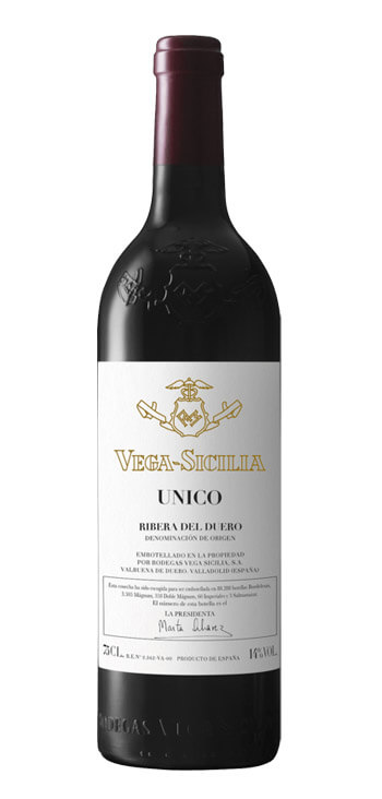 botella vino tinto vega sicilia unico