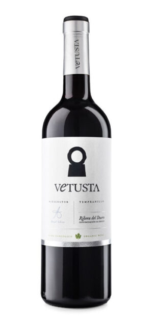 botella vino tinto vetusta crianza
