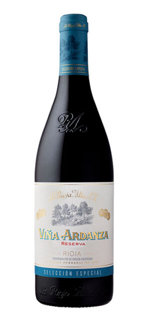 botella vino tinto viña ardanza reserva