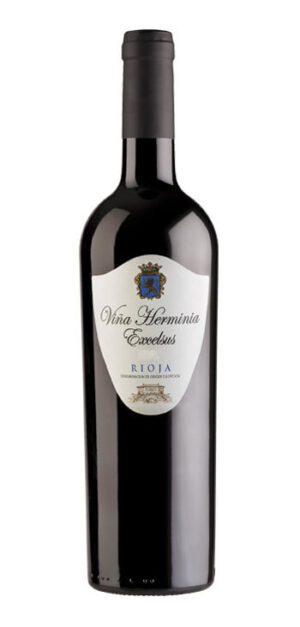 botella vino tinto viña herminia excelsus