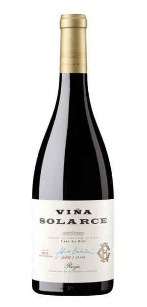 botella vino tinto viña solarce