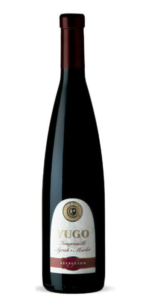 botella vino tinto yugo joven